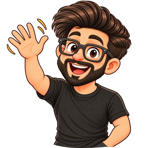 Aayush waving